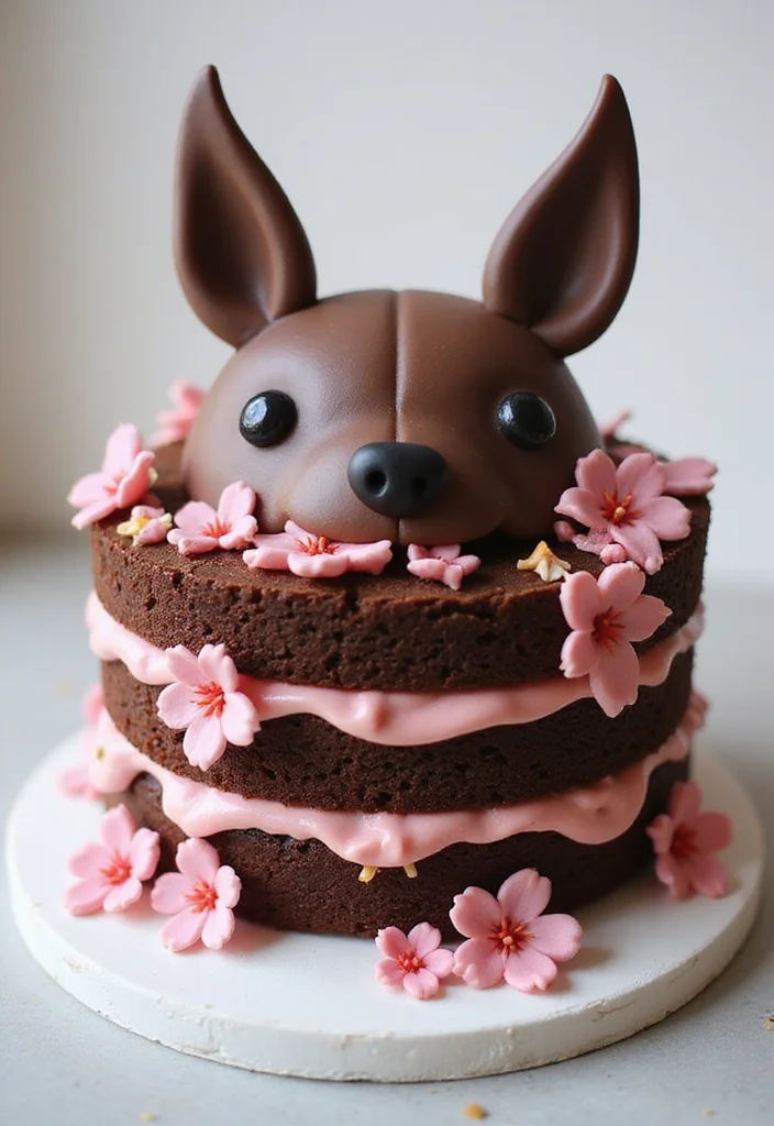 10 Epic Demon Slayer Birthday Cakes That Will Leave You Speechless! - 2. Nezuko's Bamboo Muzzle Cake