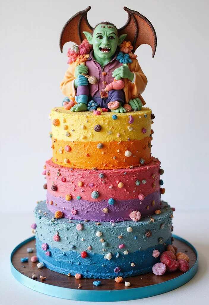 10 Epic Demon Slayer Birthday Cakes That Will Leave You Speechless! - 9. The Demon Slayer Corps Cake