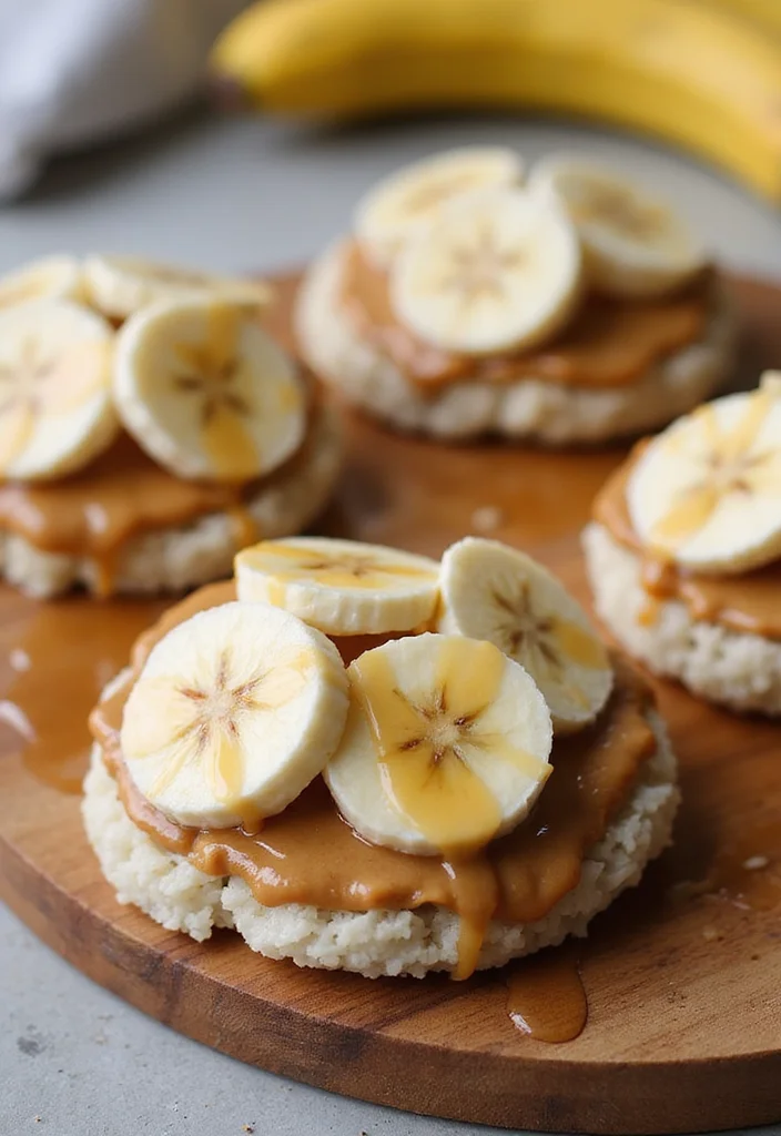 10 Irresistibly Delicious Rice Cake Dessert Ideas That Will Blow Your Mind! - 5. Peanut Butter Banana Rice Cakes