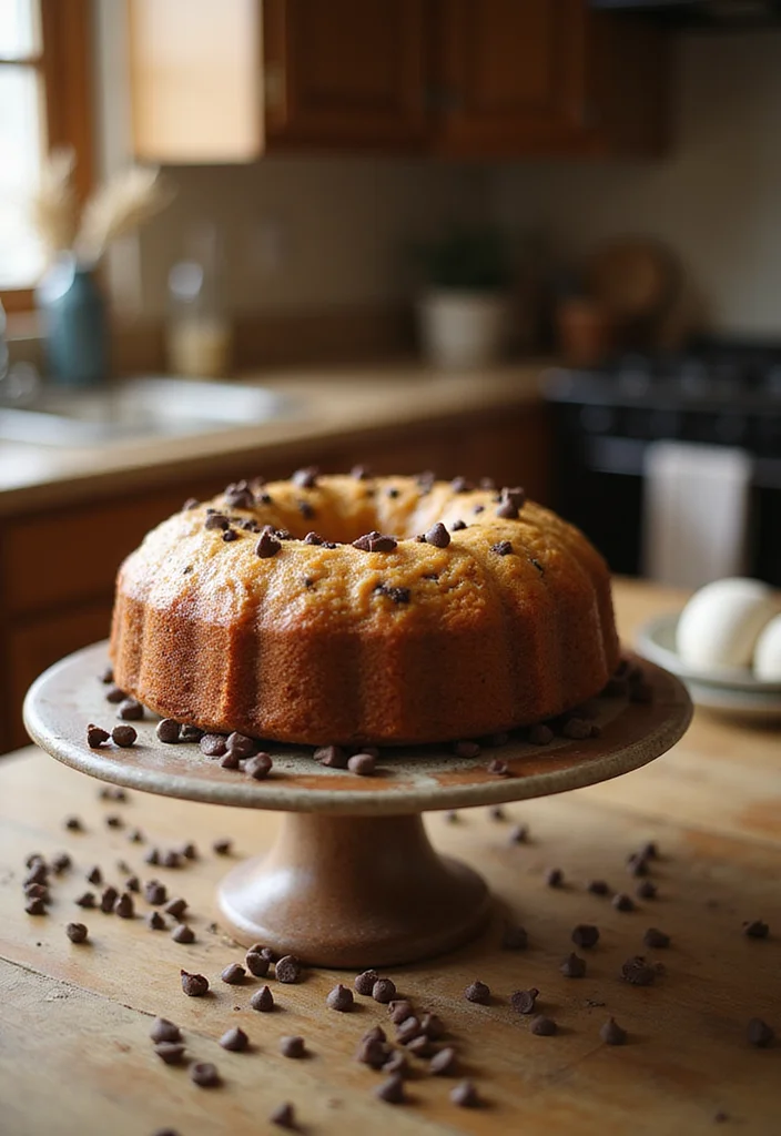 10 Simple Cake Recipes for Boys That Are So Fun, They'll Want to Bake Every Day! - 3. Peanut Butter Chocolate Chip Cake