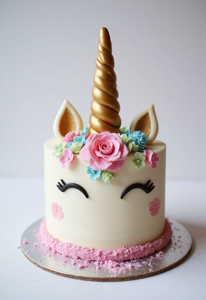 10 Stunning Painting Cake Ideas That Will Blow Your Mind (You Won't Believe #4!) - 8. Fantasy Unicorn Cake