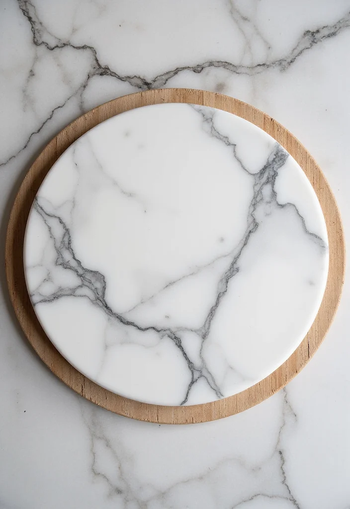 11 Elegant Cake Board Craft Ideas That Transform Your Dessert Table (Incredible #2!) - 7. Marble Effect