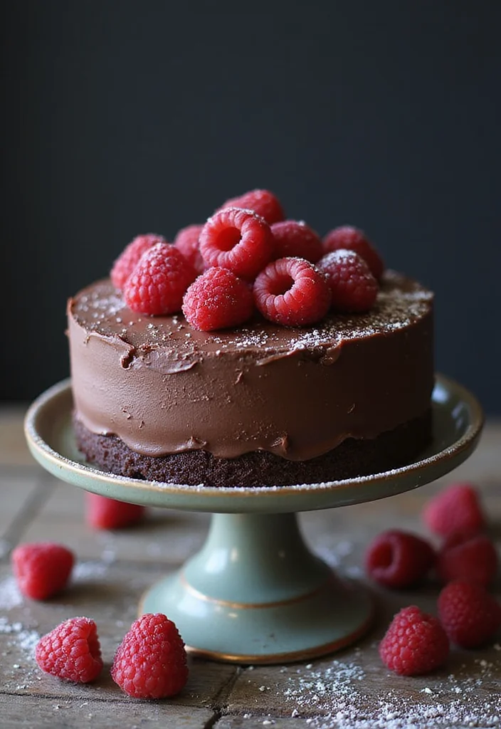 11 Gourmet Cake Ideas That Are Decadent and Totally Instagram-Worthy! - 1. Chocolate Raspberry Ganache Cake
