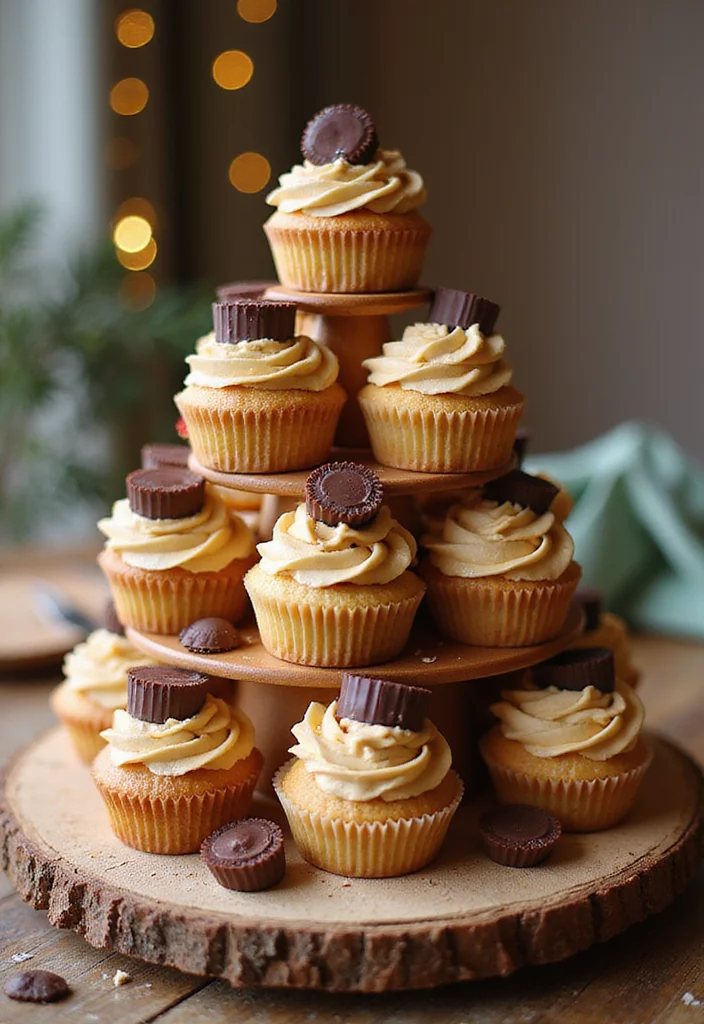 11 Gourmet Cake Ideas That Are Decadent and Totally Instagram-Worthy! - 10. Peanut Butter Cupcake Cake