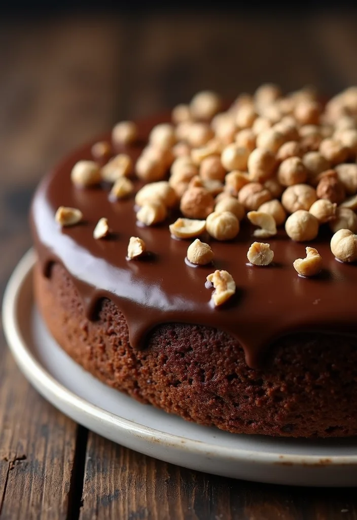 11 Gourmet Cake Ideas That Are Decadent and Totally Instagram-Worthy! - 9. Mocha Hazelnut Cake