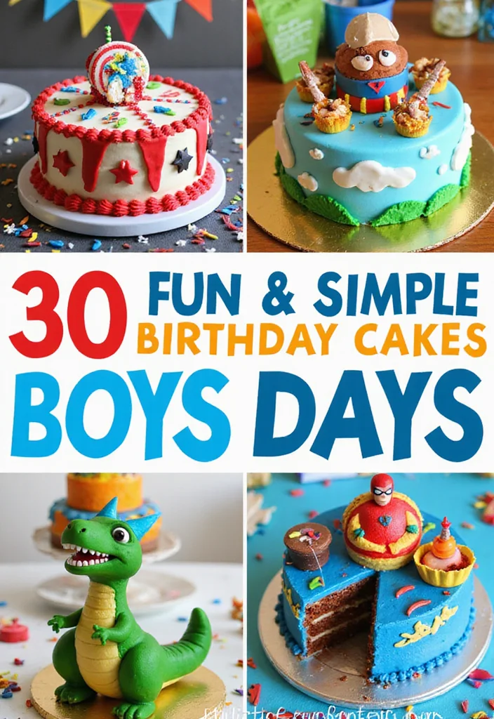 11 Simple Yet Fun Birthday Cakes for Boys That Will Steal the Show! - Conclusion