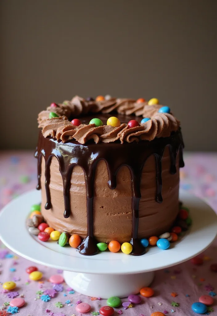 12 DIY Baby Shower Cake Ideas You Can Make at Home! - 11. Chocolate Drip Cake