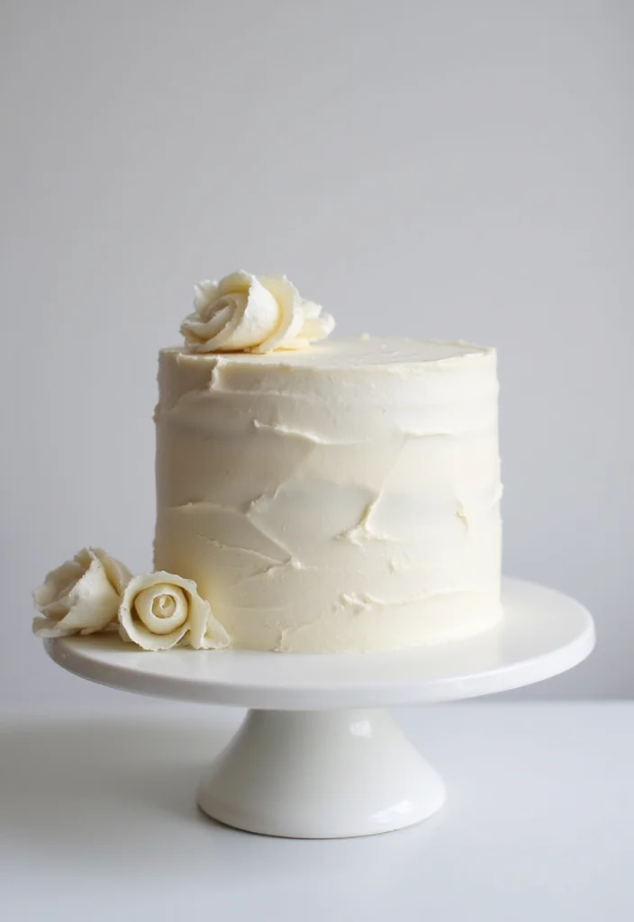 12 DIY Baby Shower Cake Ideas You Can Make at Home! - 9. Minimalistic Buttercream Cake