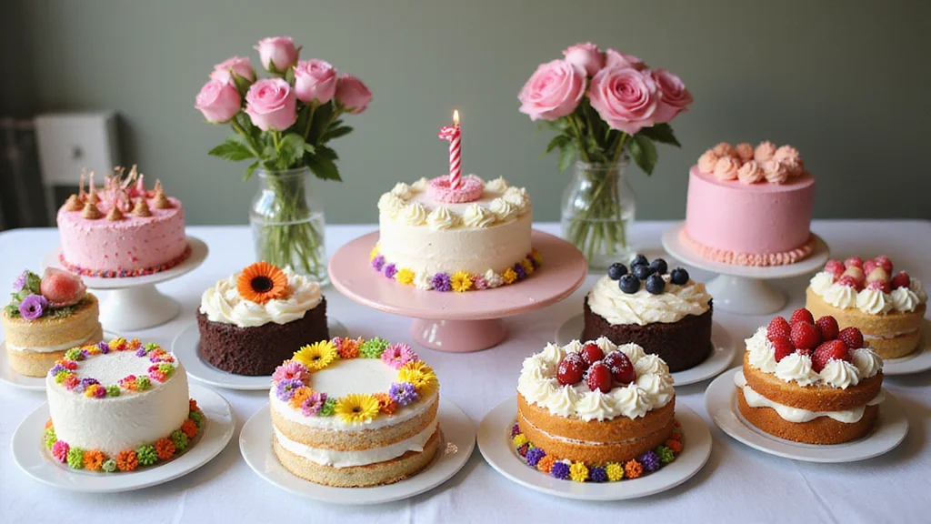 12 Gorgeous Birthday Cakes with Flowers Perfect for Any Celebration!