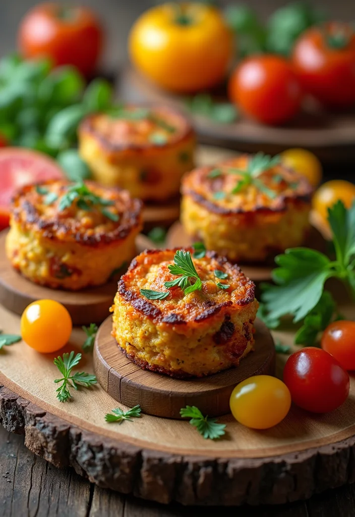 12 Gourmet Mini Cake Salé Apero Ideas for a French Twist on Your Snack Table! - 6. Ratatouille Mini Cakes