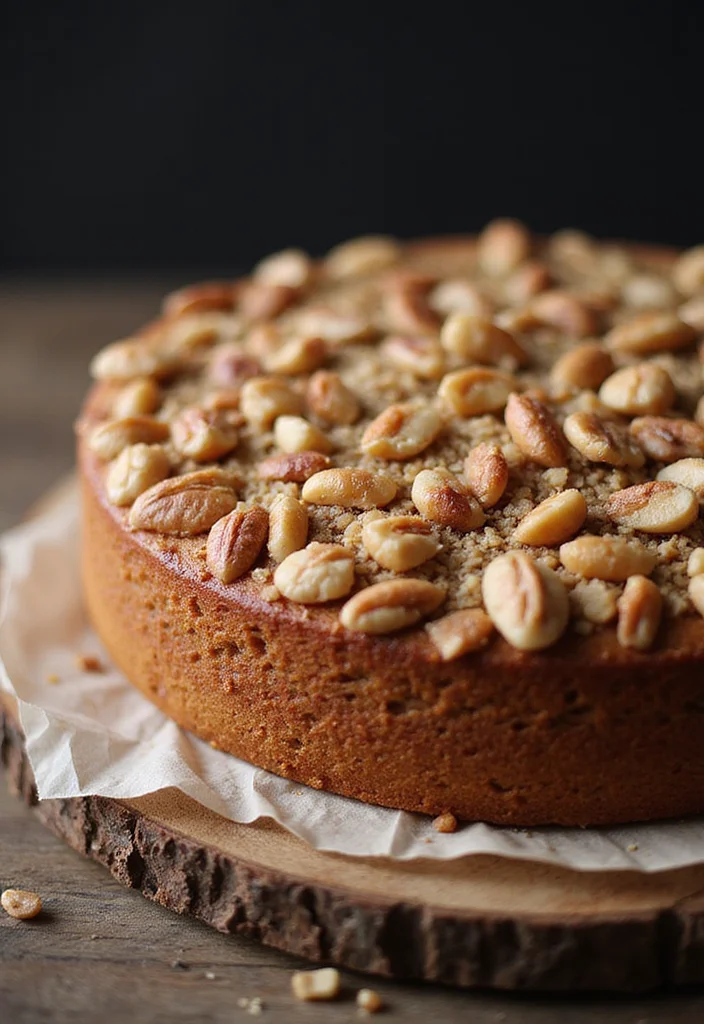 13 Coffee Cake Decoration Techniques You Can Master at Home! - 4. Nutty Crunch