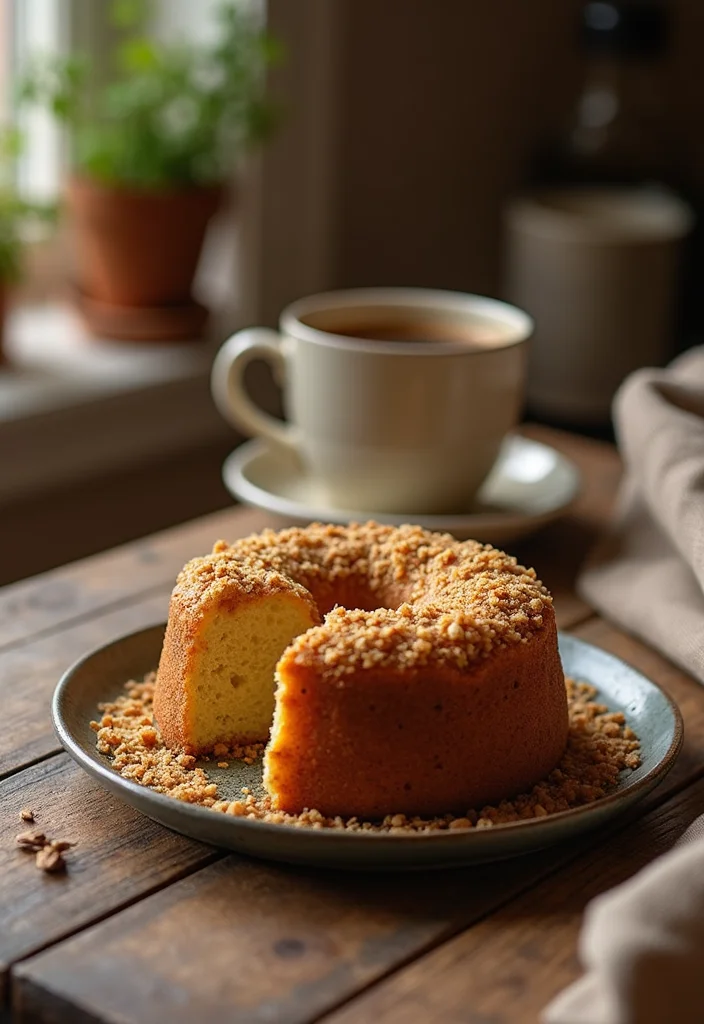 13 Coffee Cake Decoration Techniques You Can Master at Home! - 7. Crumb Topping