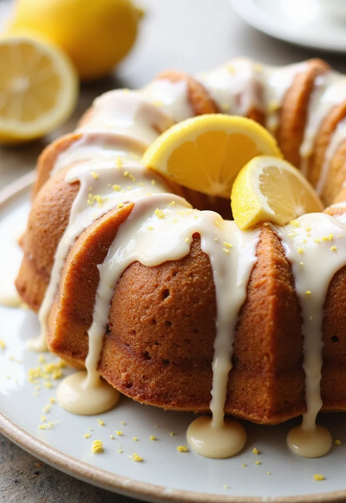 13 Coffee Cake Decoration Techniques You Can Master at Home! - 8. Zesty Citrus Drizzle