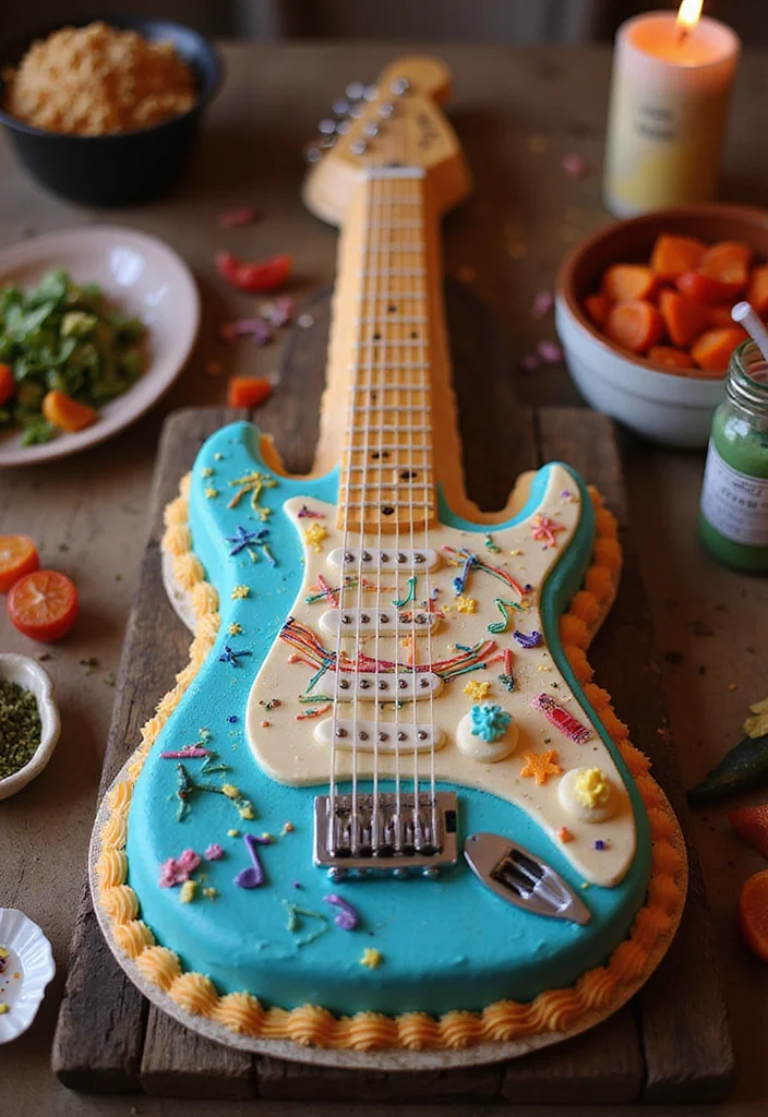 13 Fun Birthday Cakes for Boys That Are Perfect for Their 13th Celebration (You Have to See #3!) - 10. Music Jam Cake
