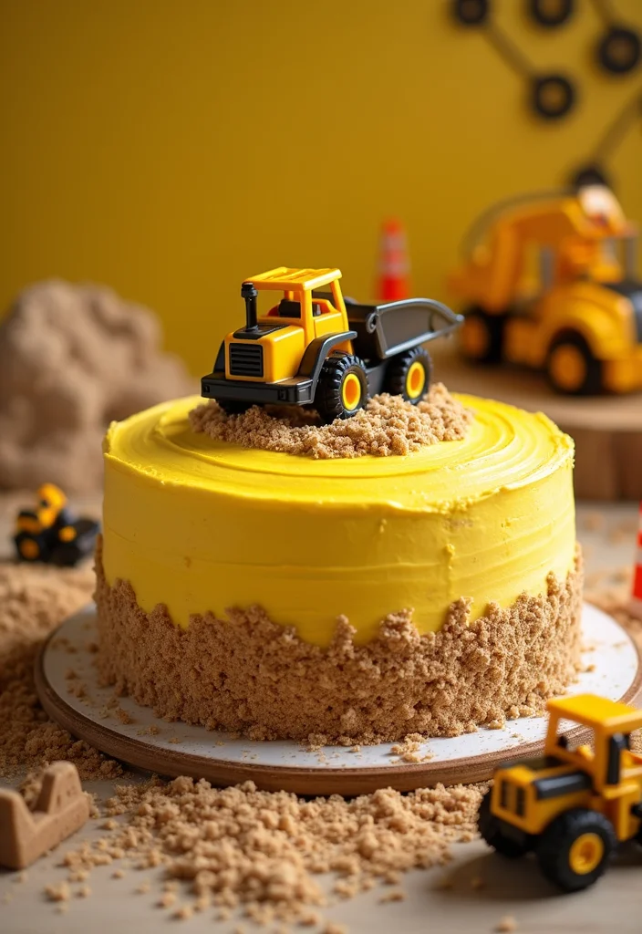 13 Fun Birthday Cakes for Boys That Are Perfect for Their 13th Celebration (You Have to See #3!) - 11. Construction Zone Cake