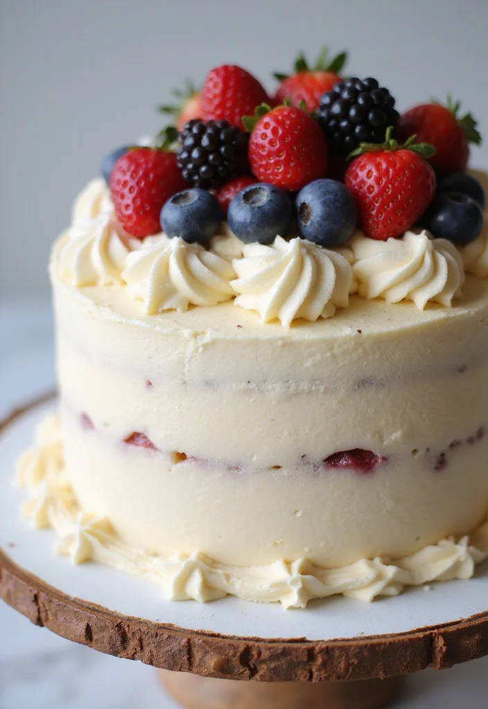 13 Stunning Layered Birthday Cakes That’ll Steal the Show! - 3. Vanilla Bean Layer Cake