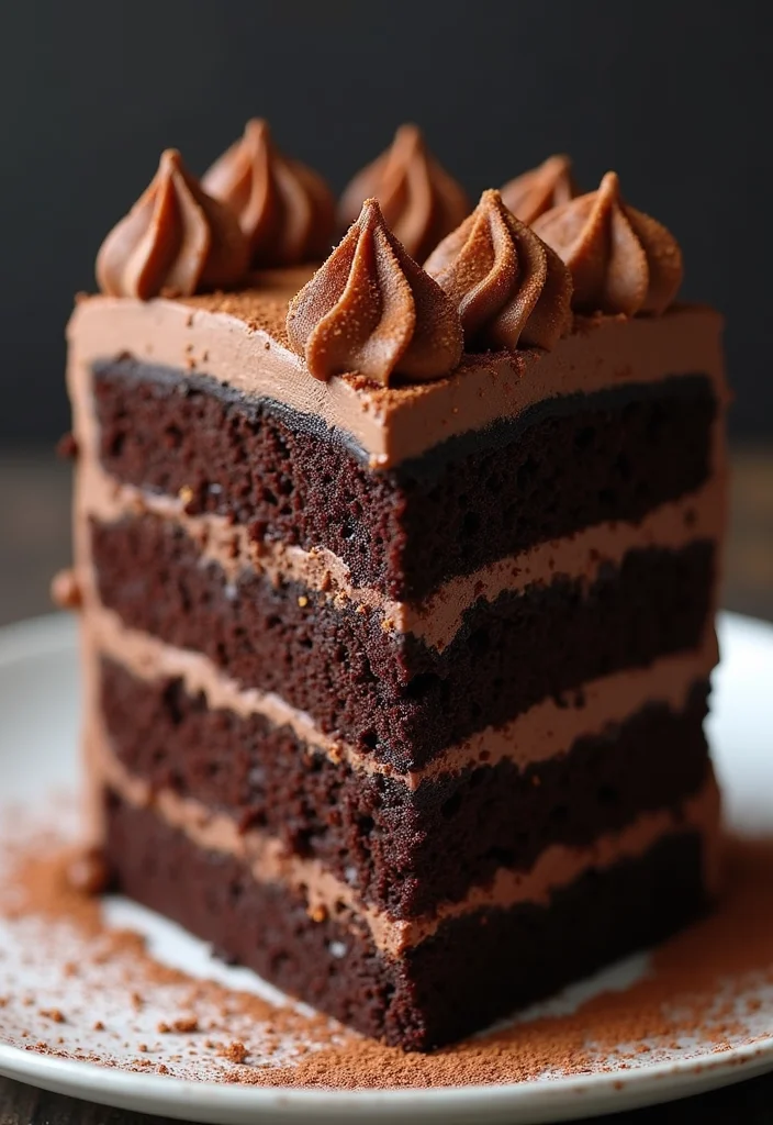 13 Stunning Layered Birthday Cakes That’ll Steal the Show! - 9. Mocha Layer Cake