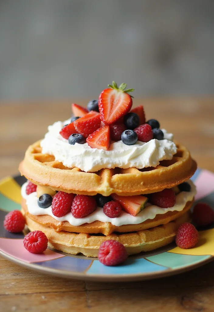 14 Easy School Cake Designs Kids Will Adore (You Won't Believe How Simple They Are!) - 11. Waffle Cake