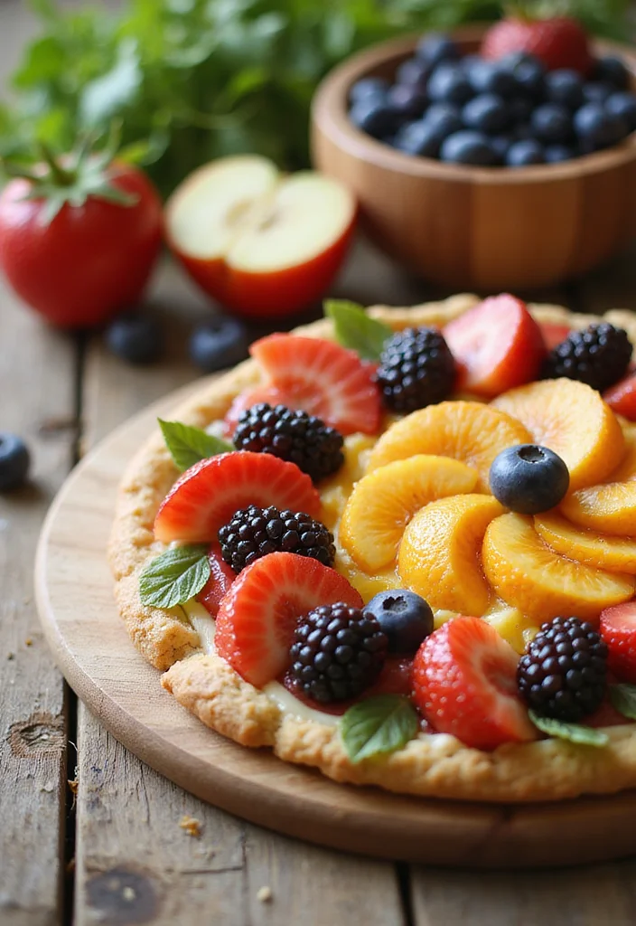 14 Easy School Cake Designs Kids Will Adore (You Won't Believe How Simple They Are!) - 13. Fruit Pizza