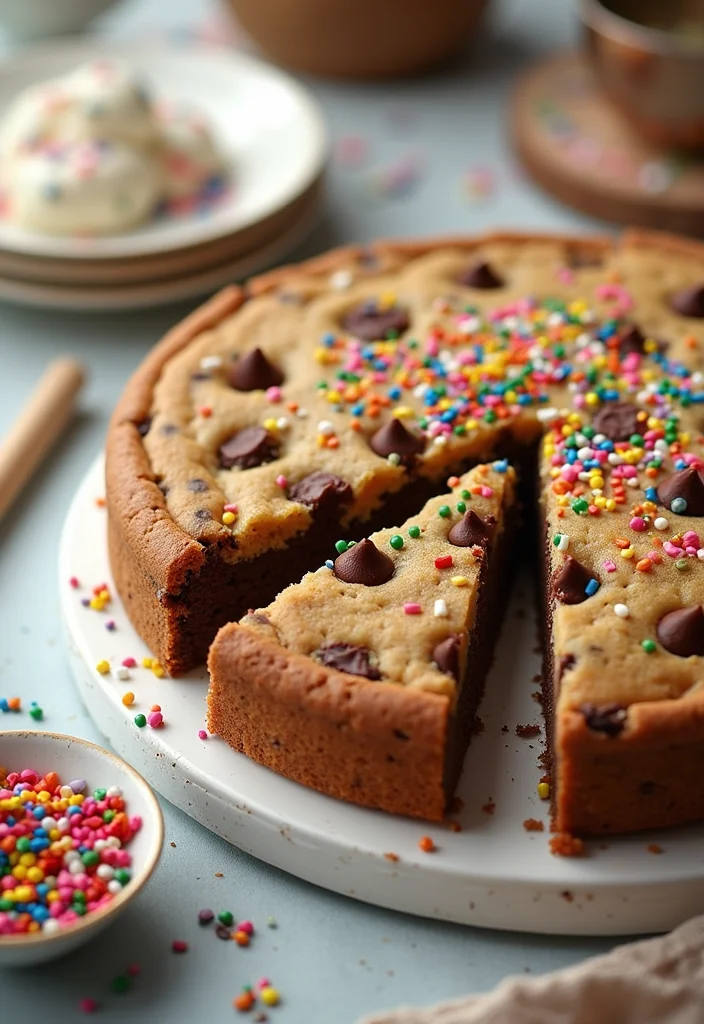 14 Easy School Cake Designs Kids Will Adore (You Won't Believe How Simple They Are!) - 2. Chocolate Chip Cookie Cake