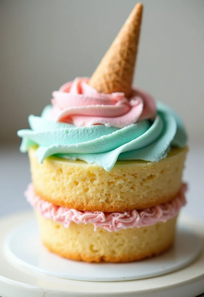 14 Personalized Birthday Cake Ideas for Your 18th Birthday That Are Totally Unique! - 11. Ice Cream Cone Cake