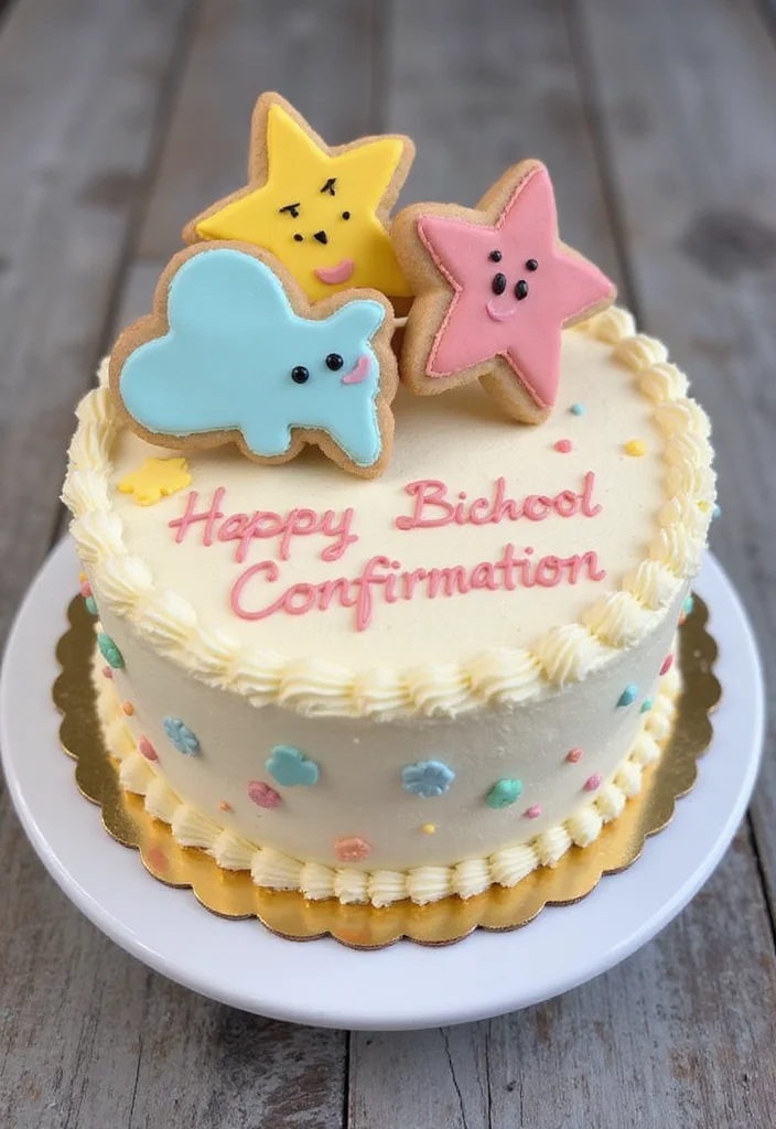 17 Creative Toppings for Your Confirmation Cake That Will Dazzle! - 15. Customizable Shortbread Cookies