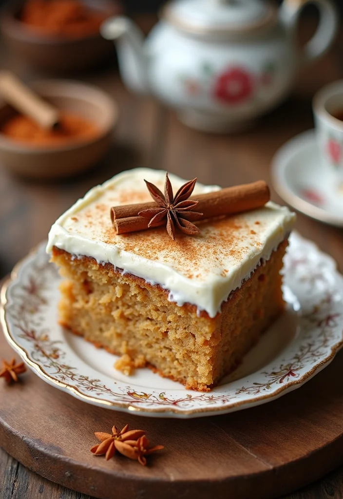 18 Decadent 70s Cake Recipes That Are Totally Worth the Calories! - 16. Spice Cake with Cream Cheese Frosting