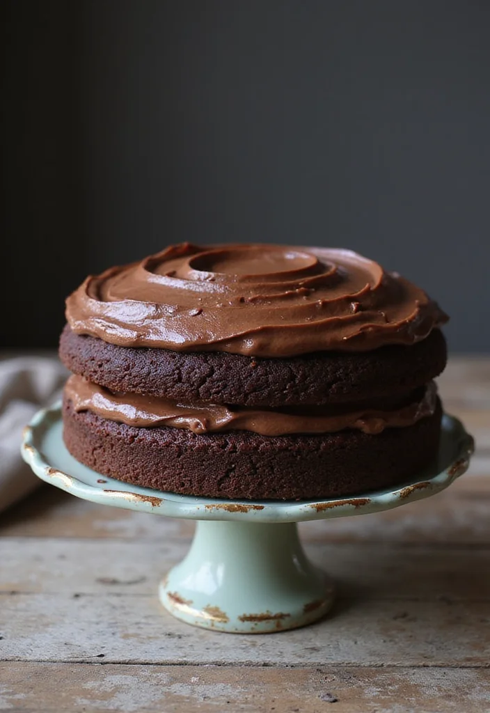 18 Decadent 70s Cake Recipes That Are Totally Worth the Calories! - 2. Chocolate Mayonnaise Cake