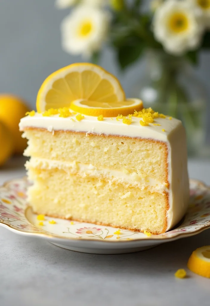 18 Decadent 70s Cake Recipes That Are Totally Worth the Calories! - 5. Lemon Chiffon Cake