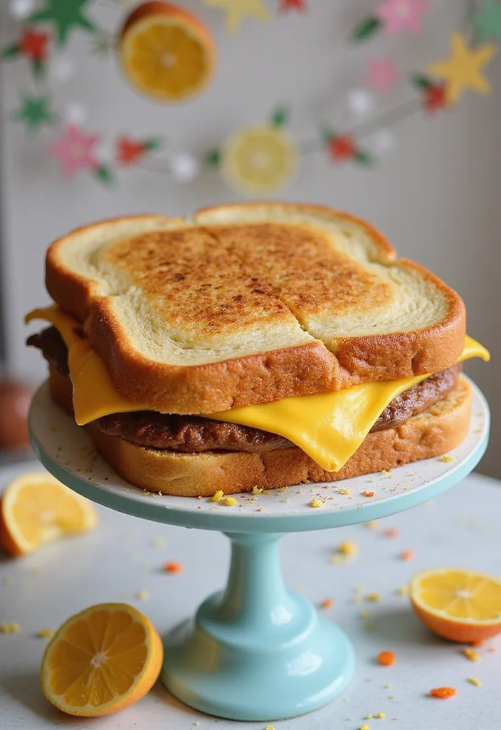 18 Hilarious Grooms Cakes That Will Have You in Stitches (Number 8 Is a Must-See!) - 8. The Grilled Cheese Sandwich