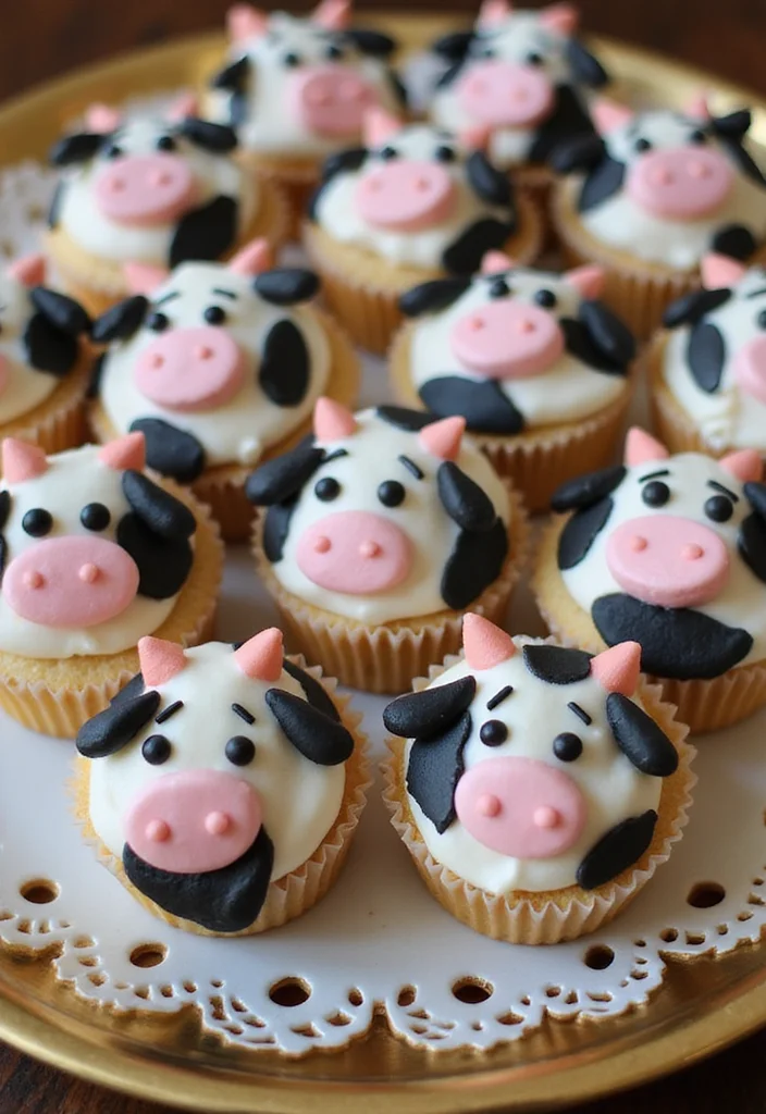19 Creative Cow Cake Ideas for the Ultimate DIY Baking Adventure! - 10. Mini Cow Cakes