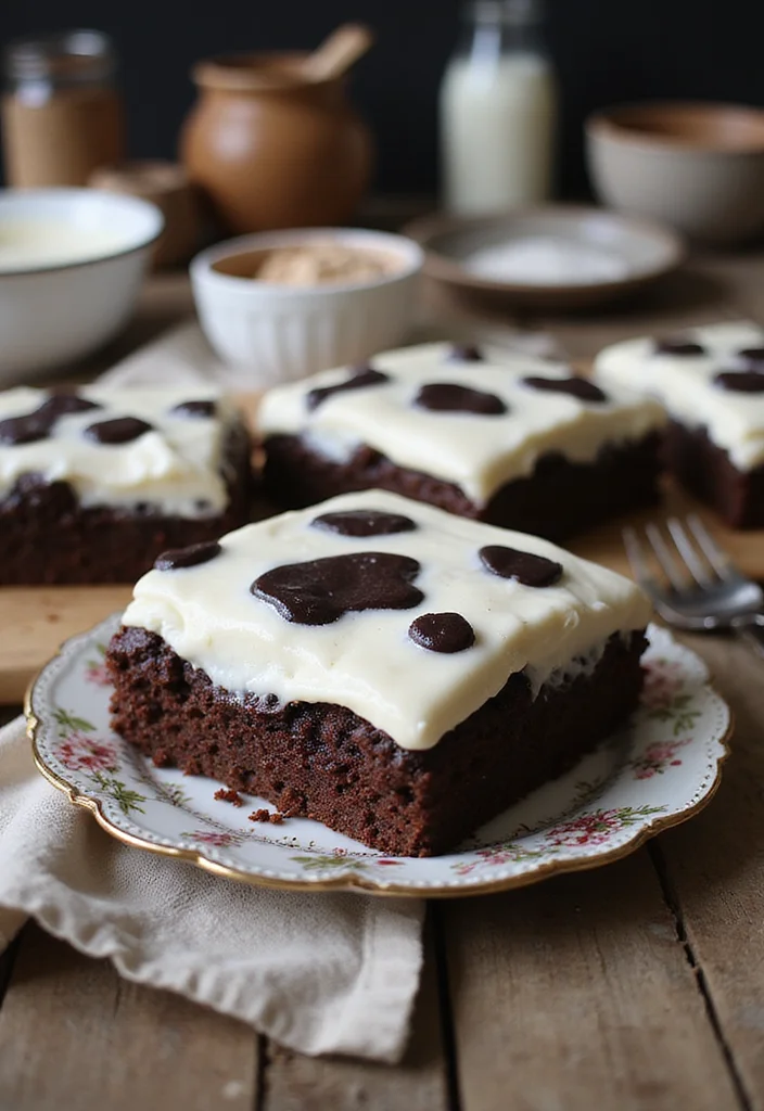 19 Creative Cow Cake Ideas for the Ultimate DIY Baking Adventure! - 14. Cow Brownie Cake