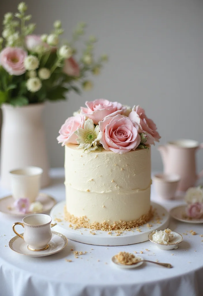 20 Fun and Unique First Birthday Cake Smash Ideas That Will Make Your Photos Pop! (Wait for #6!) - 7. Tea Party Elegance