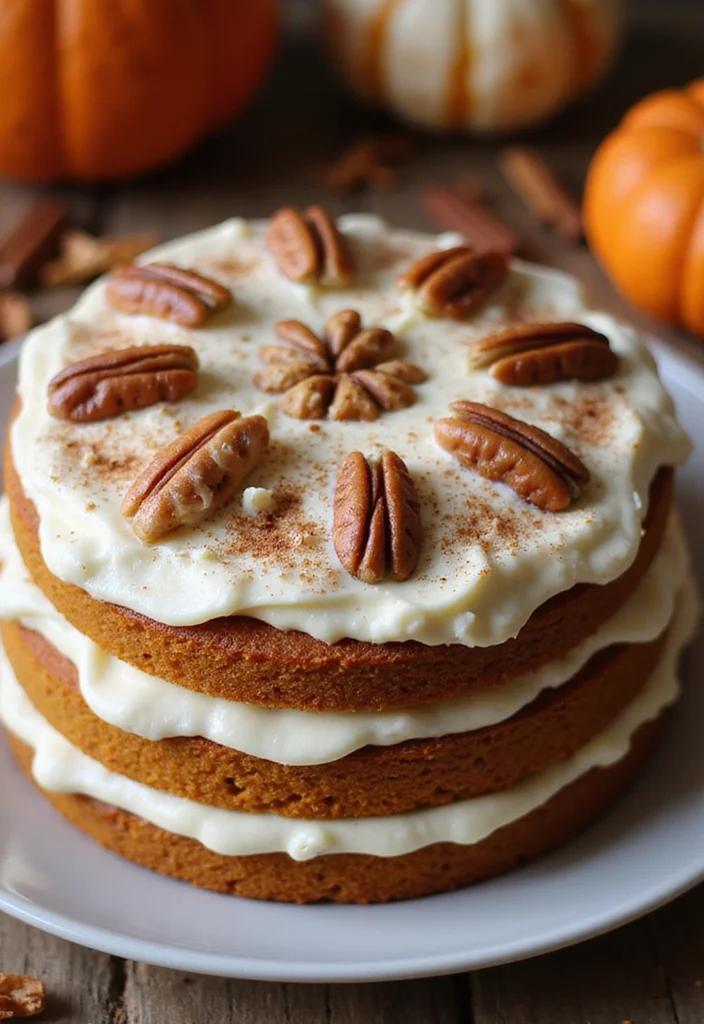 21 Festive Flavor Combinations for 24th Birthday Cakes for Him (Taste the Joy!) - 6. Pumpkin Spice Wonder