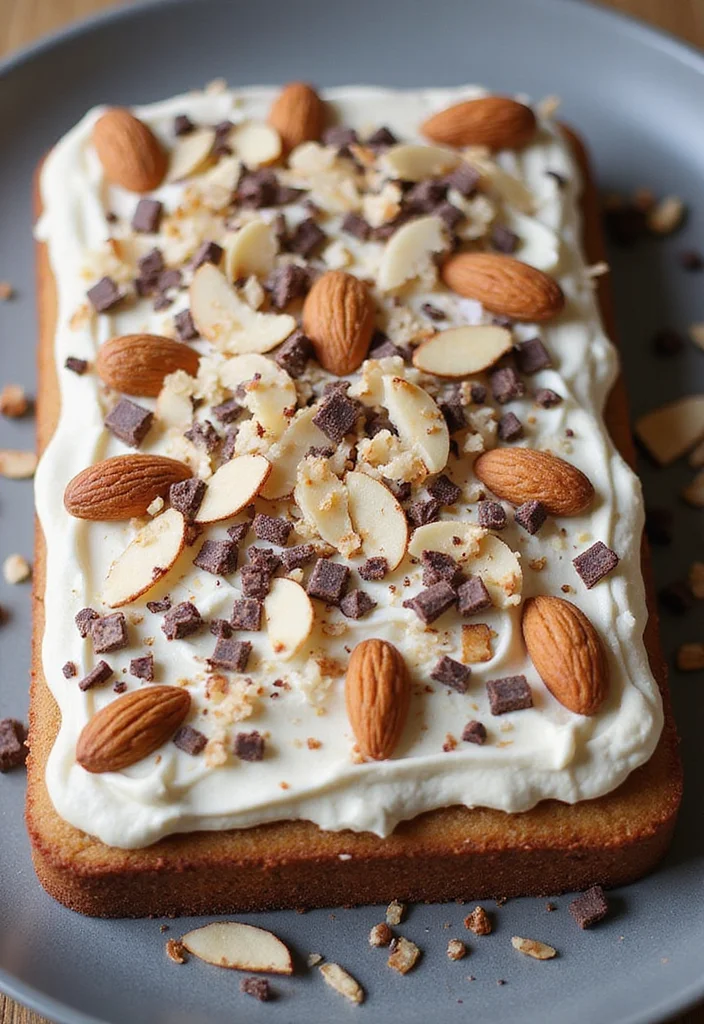 22 Colorful Sheet Cake Ideas That Are as Fun to Make as They Are to Eat! - 15. Almond Joy Sheet Cake