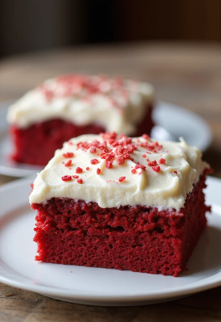 22 Colorful Sheet Cake Ideas That Are as Fun to Make as They Are to Eat! - 17. Red Velvet Sheet Cake