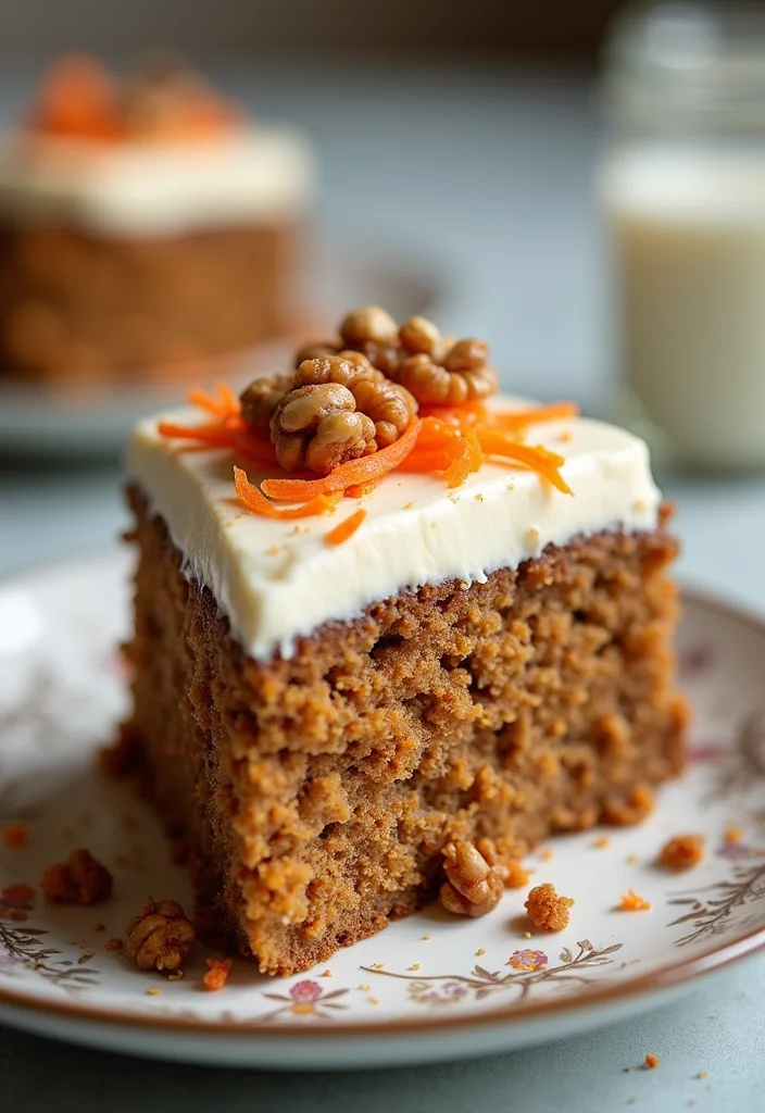 22 Seasonal Birthday Cakes with Fruit That Celebrate Nature's Best Flavors! - 15. Nutty Carrot Cake