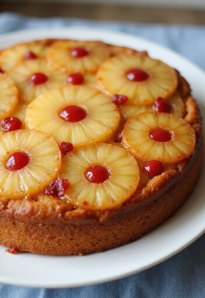 22 Seasonal Birthday Cakes with Fruit That Celebrate Nature's Best Flavors! - 19. Pineapple Upside-Down Cake