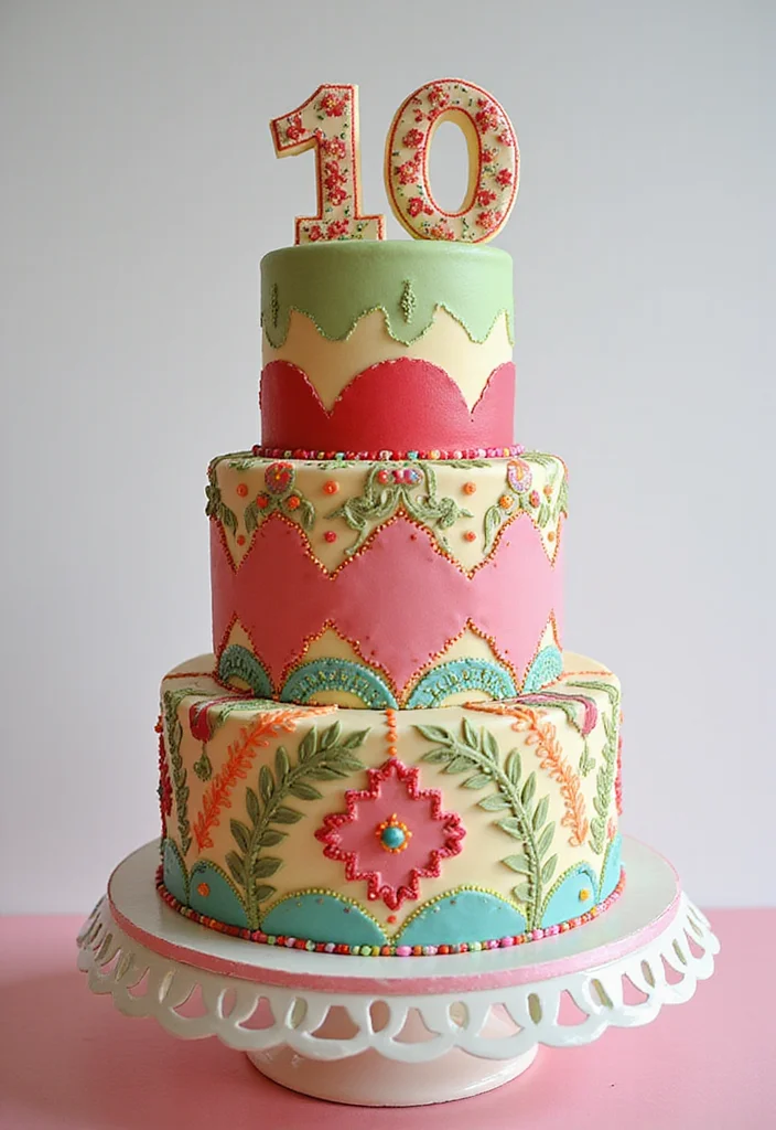 23 Impressive Birthday Cake Designs for Men That Will Steal the Show! - 18. The Retro Cake