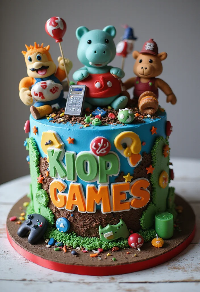 23 Impressive Birthday Cake Designs for Men That Will Steal the Show! - 3. The Gamer's Paradise