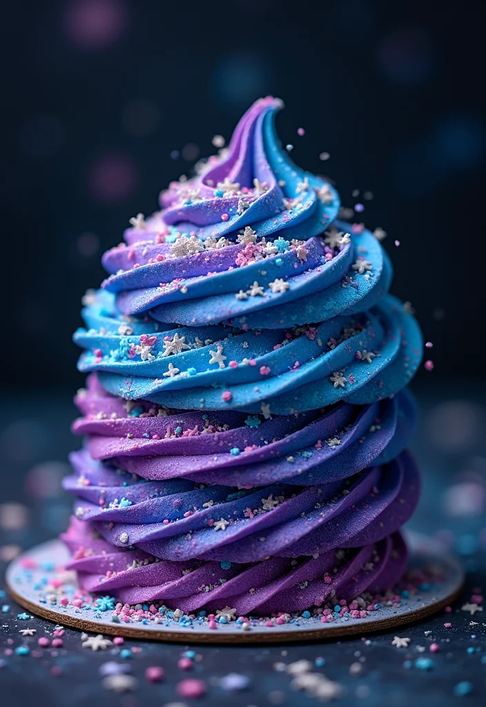 9 Whimsical Star Wars Cake Designs That Are Out of This World! - 7. Star Wars Galaxy Cake