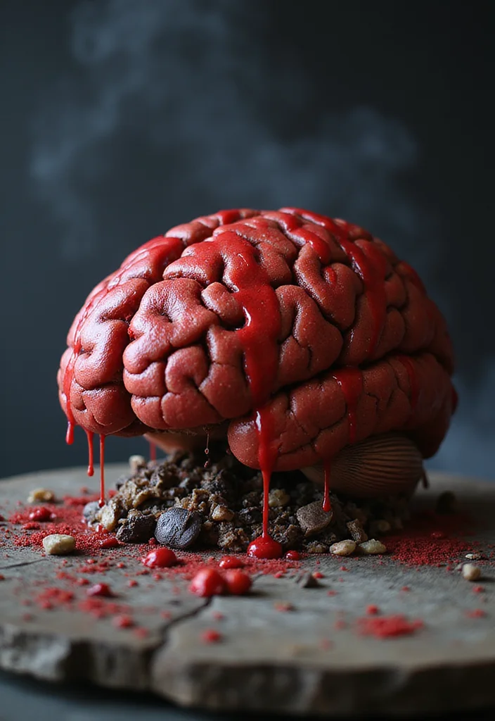 Celebrate Halloween with 8 Easy Cakes That Bring the Family Together! - 4. Zombie Brain Cake