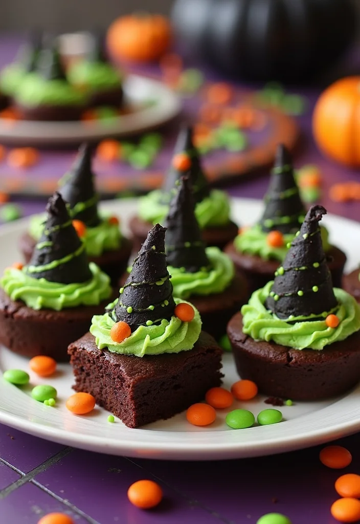 Celebrate Halloween with 8 Easy Cakes That Bring the Family Together! - 5. Witch Hat Brownies
