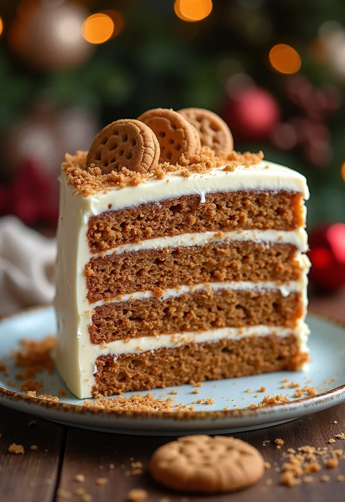 Unlock the Secret to a Stunning Winter Wonderland Cake (Your Guests Will Be Amazed!) - 3. Gingerbread Layer Cake with Cream Cheese Frosting