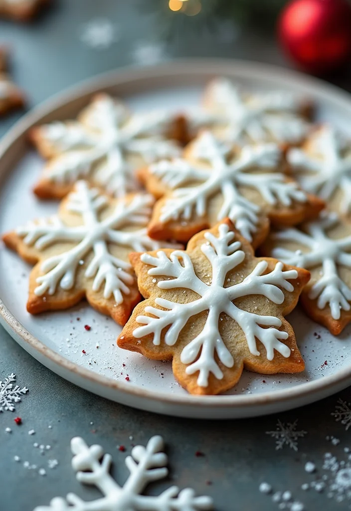 Unlock the Secret to a Stunning Winter Wonderland Cake (Your Guests Will Be Amazed!) - 5. Snowflake Sugar Cookies