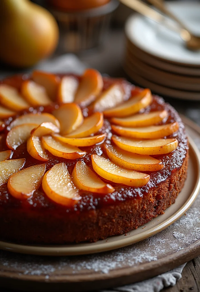 Unlock the Secret to a Stunning Winter Wonderland Cake (Your Guests Will Be Amazed!) - 9. Caramelized Pear Upside-Down Cake