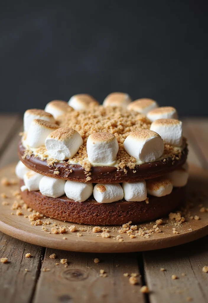 Your Guide to 20 Delectable Lobola Cake Ideas for Every Celebration! - 12. S'mores Lobola Cake
