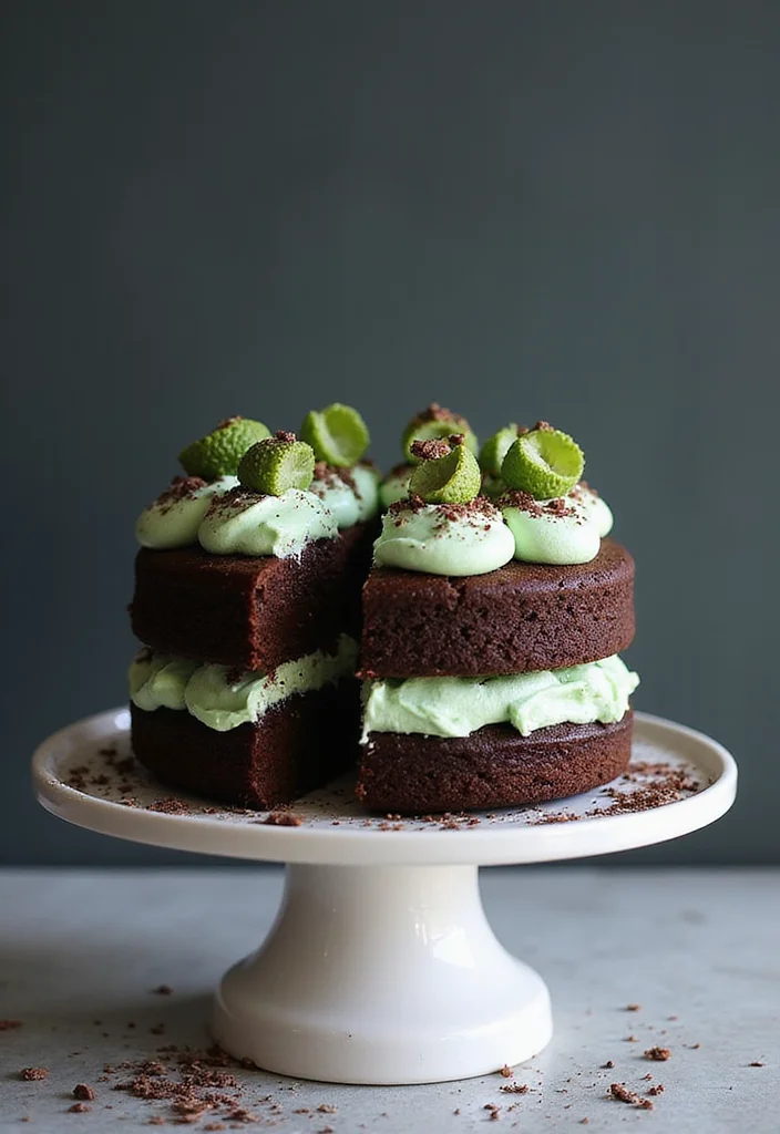 Your Guide to 20 Delectable Lobola Cake Ideas for Every Celebration! - 17. Chocolate Mint Lobola Cake
