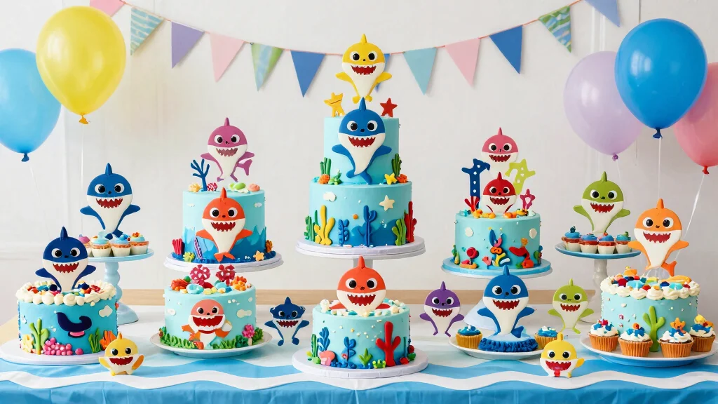 15 Baby Shark Birthday Cake Ideas: Bright Fun Kids Theme