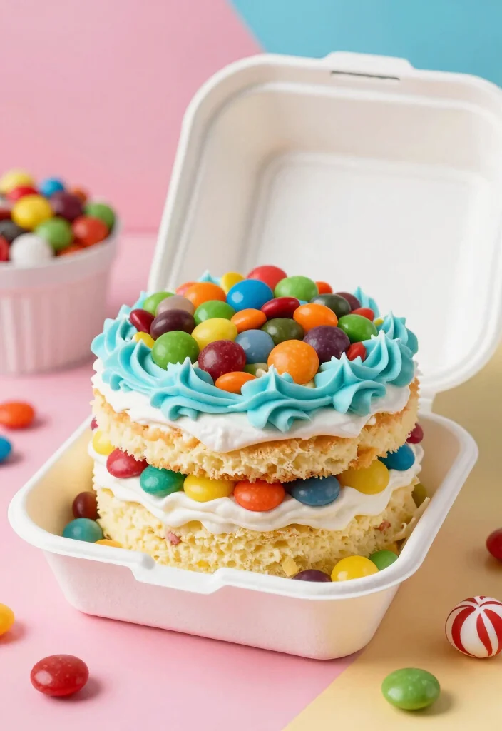 15 Bento Cake Birthday Boyfriend Ideas Sweet Fun Designs - 10. Candy Land Adventure 1